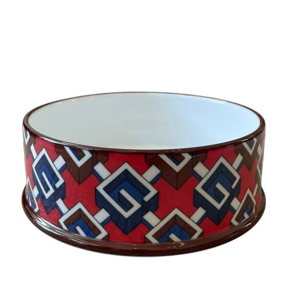 Gucci X Richard Ginori Geometric Dog Food Bowl Water Bowl Large w/ Box NEW - Picture 5 of 16